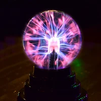 usb plasma ball novelty magic crystal plasma ball touch light 3 inch led night light glass plasma ball sphere table lights