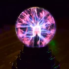 Новинка, волшебный хрустальный плазменный шар с USB-подсветкой, сенсорный светодиодный светильник 3 дюйма, стеклянный плазменный шар, сфера, светильник Па