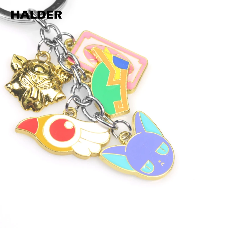 Halder Card Captor Sakura Cardcaptor Sakura Tomoyo Kinomoto Daidouji цепочка для ключей из металлического сплава Daidouji Tomoyo аксессуары цепочки для ключей