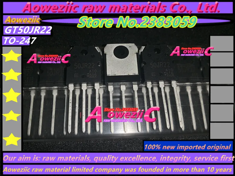 Aoweziic+ импортный GT50JR22 50JR22 TO-247 IGBT транзистор питания 50A 600V