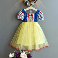 girls dress toddler girl clothes girls fashion puff sleeve cosplay mesh princess dress flower girl dresses