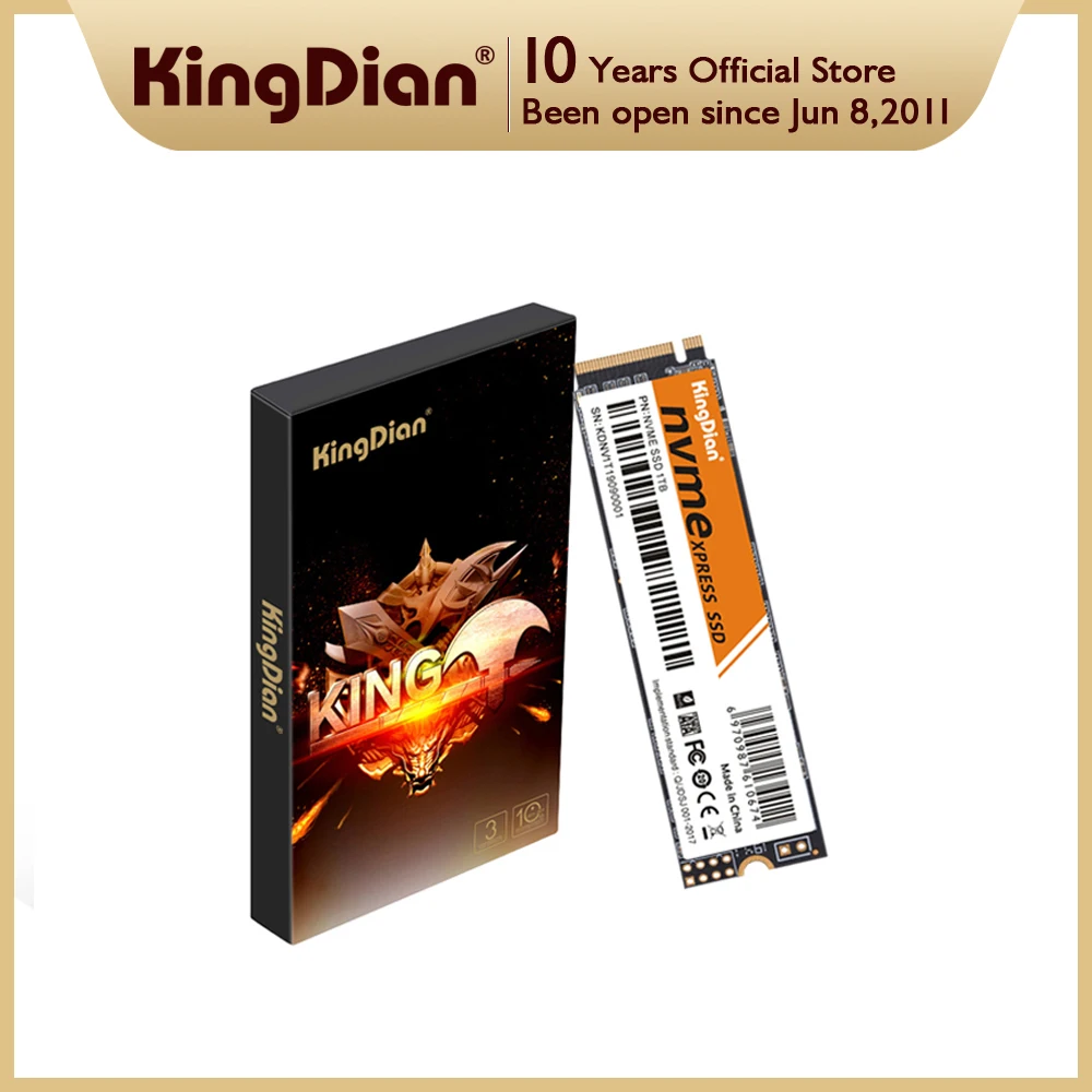Внутренний твердотельный накопитель KingDian m2 NVME SSD 256 ГБ 512 ТБ 2 M.2 2280 PCIE жесткий диск