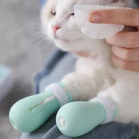 cat foot covers anti scratch silicone gloves for washing cats and dogs new pet bath products