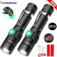 portable ultra bright led flashlight with xp l v6 led lamp beads waterproof torch zoomable 4 lighting modes multi function lamp