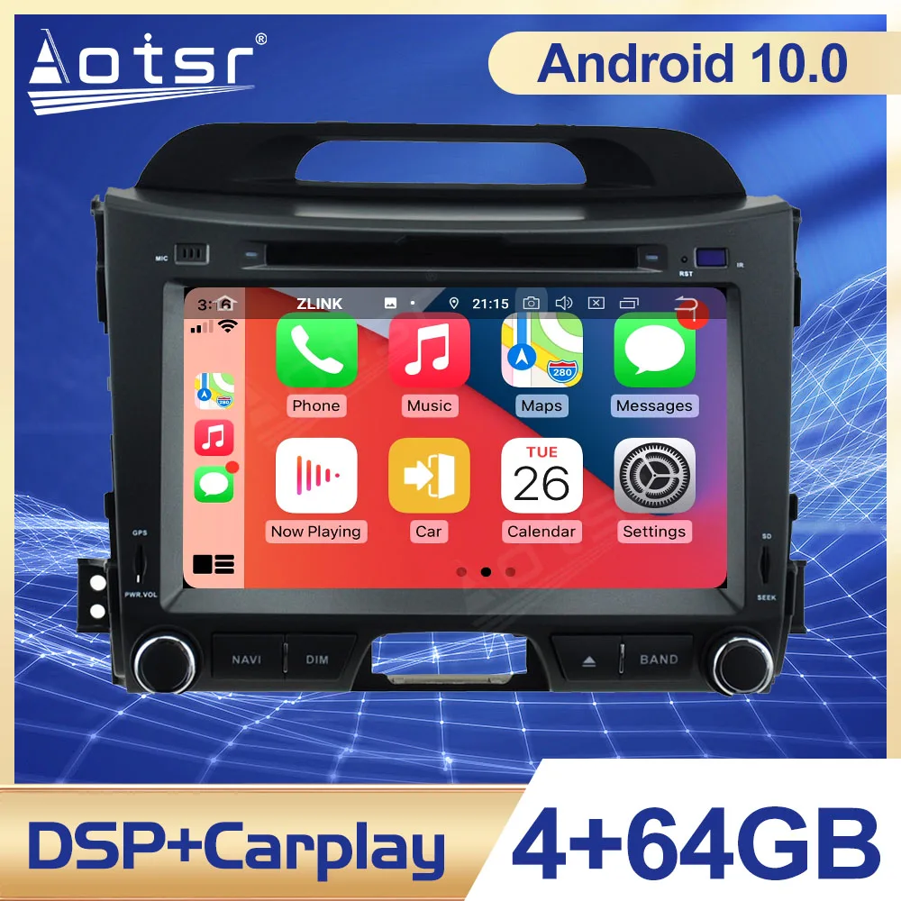 

Android 10 PX5/PX6 Автомобильная GPS-навигация для KIA SPORTAGE 2010-2016 автомобильное радио стерео головное устройство мультимедийный плеер Carplay DSP
