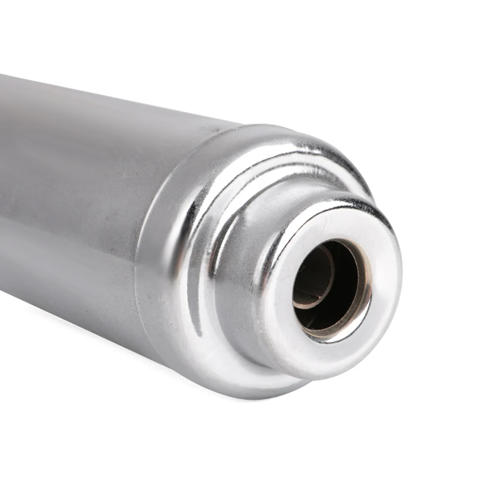 Черная Серебристая гибкая труба глушителя Viper для 80cc велосипедных газовых