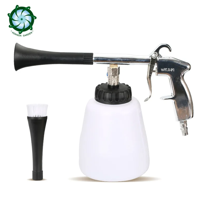 

Car Dry Cleaning Gun High Pressure Washer Water Gun Interior Dry Cleaning With Brush For Car Wash Cleaning Tools