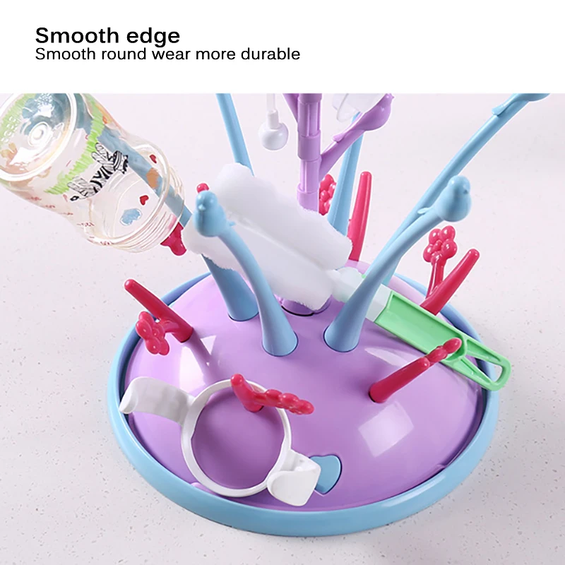 

Newest Portable Baby Bottle Drying Rack Infant Feeding Milk Bottles Drainer Newborn Drying Cup Babies Pacifier Bottle Holder
