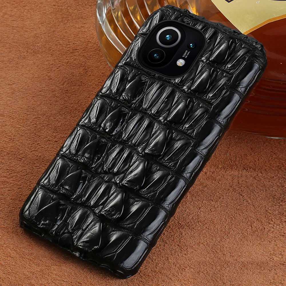 

for poco x3 pro case 100%Luxury crocodile Leather for redmi 9 xiaomi redmi note 10 pro 10S 9 8 pro poco m4 pro baseus