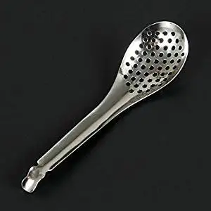

56 Holes Acrylic Molecular Kitchen Caviar Spoon Useful Kitchen Cooking Gadgets Colander Egg Yolk Caviar Colander Kitchen Spoon