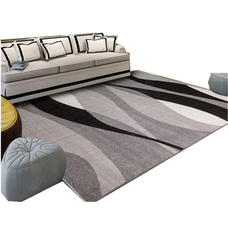 

Postmodern Light Luxury Carpet Living Room Coffee Table Cushion American European Style Bedroom Bedside Abstract Art Ins Style