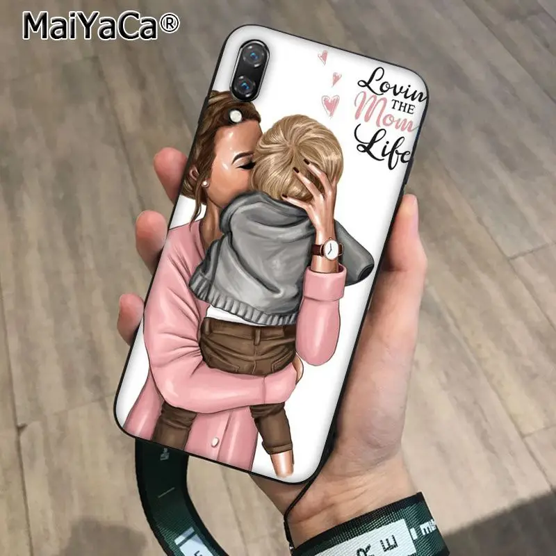 MaiYaCa красивый чехол для телефона для мамы и дочки и сына для Huawei P10 Plus 20 pro P20 lite mate9 10 lite honor 10 vision 10 - Цвет: A9