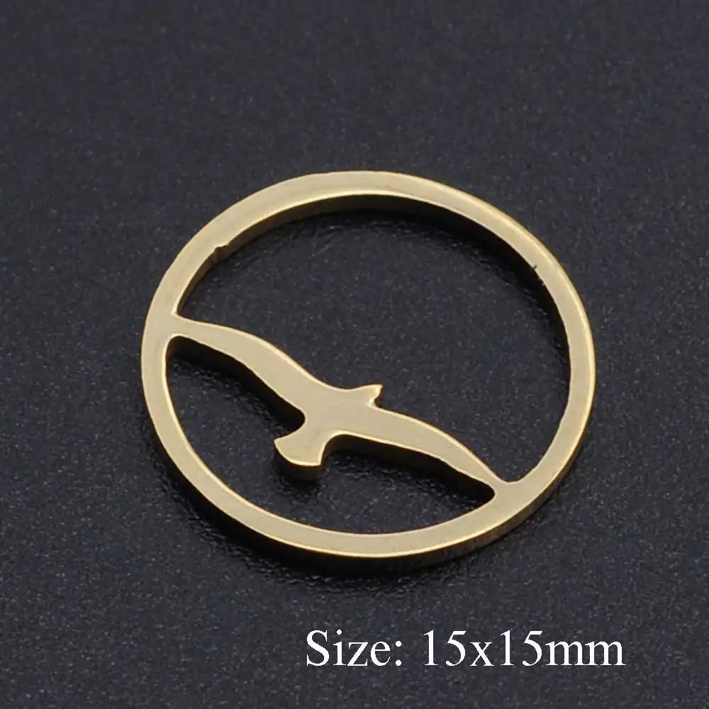 5 шт./лот 100% нержавеющая сталь Чайка Подвески оптовая продажа никогда не тускнеют