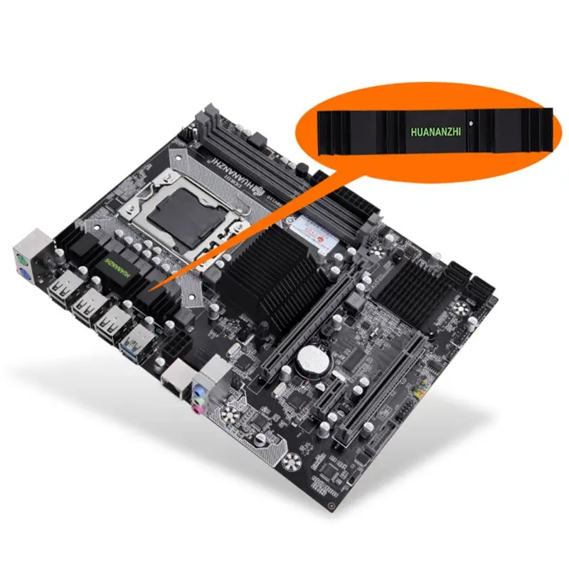 

Huananzhi X58 3.0 Motherboard Module LGA1366 DDR3 PC Desktops LGA 1366 Computer Motherboards Suitable for Server ECC ECC REG RAM