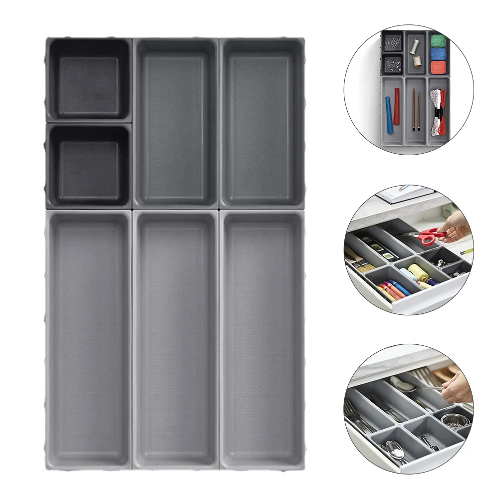 

1 Set Drawer Organizer Trays Desk Drawer Dividers Bins for Office Bathroom