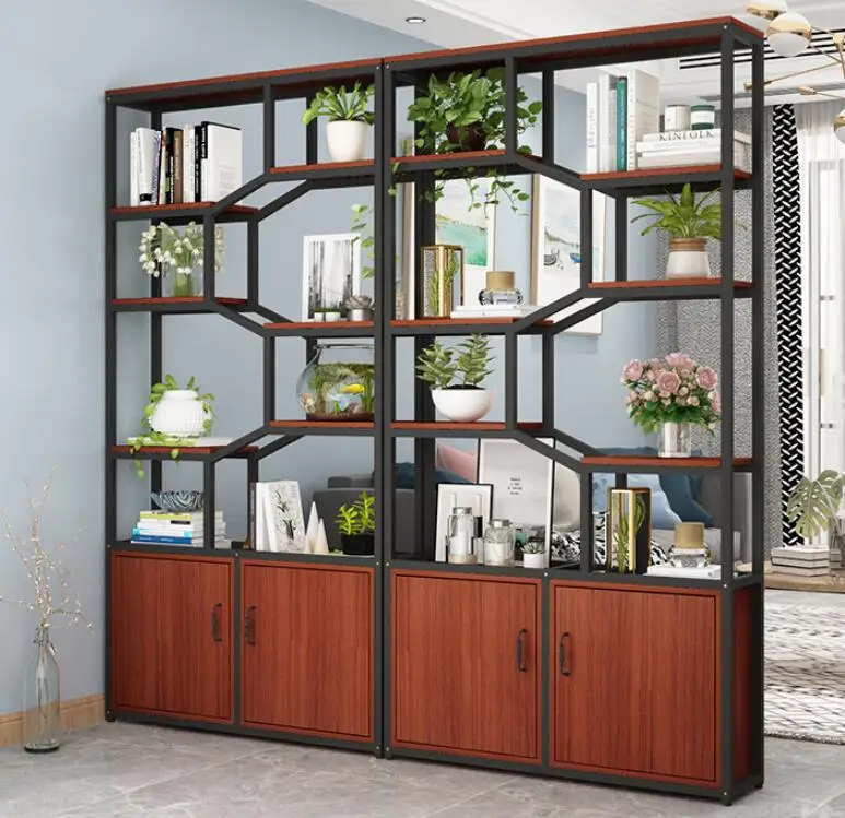 Офисный простой экран разделительная полка трофейный шкаф-витрина промышленный