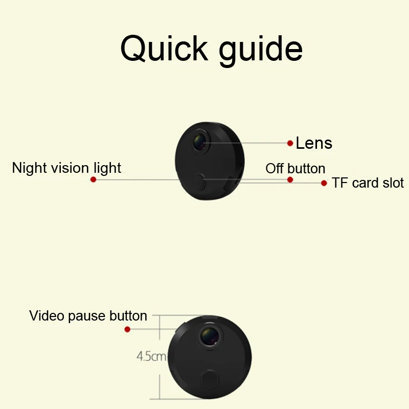 1080P Мини Wi Fi камера инфракрасное ночное видение микро видеокамера 150 градусов