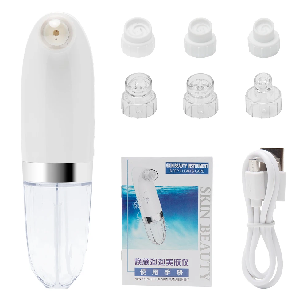 

Blackhead Remover Pore Vacuum Cleaner Small Bubble Electric Pimples Acne Black Head Removal Tool Facial Skin Care Beauty Machine