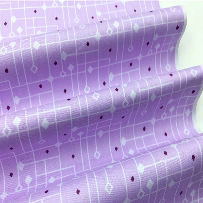 100% хлопок viaPhil брендовая фиолетовая огромная роза цветы и абстрактная хлопковая