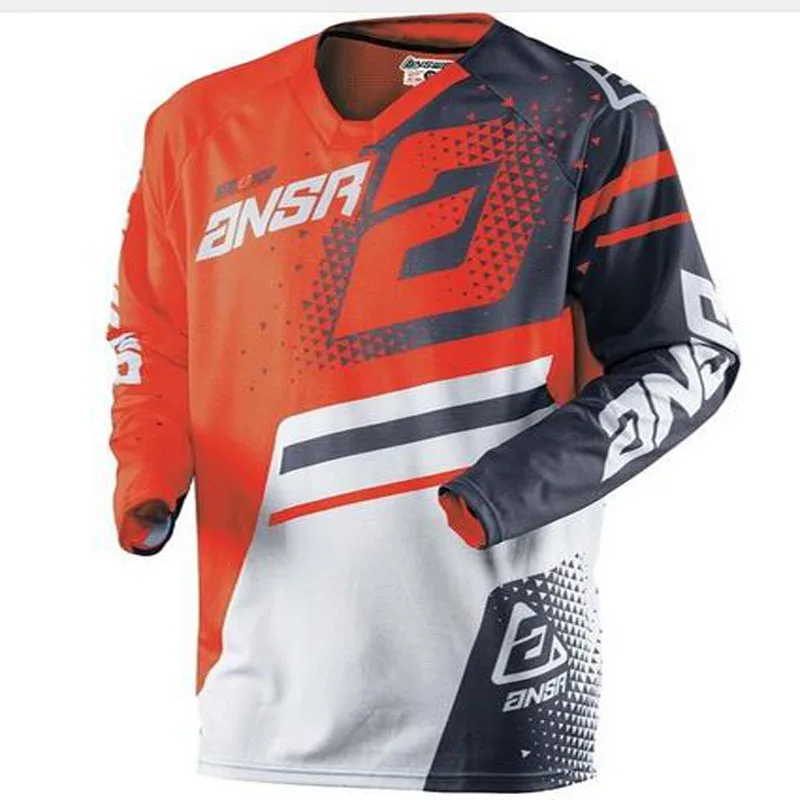 

2020 long sleeve Moto Jersey DH MX BMX Mountain Bike moto Jerseys/Motocross ATV Cross Country Racing moto Breathable Mens Shirt