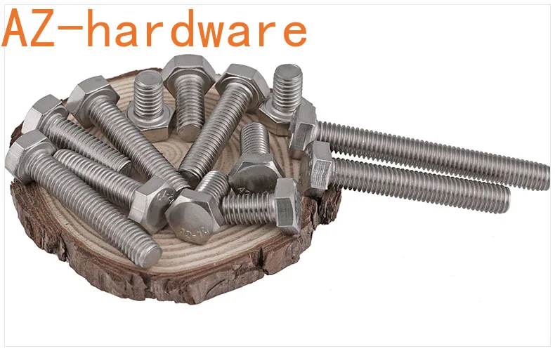 Наружный шестигранный винт из нержавеющей стали 304 удлиненный полнорезьбовой