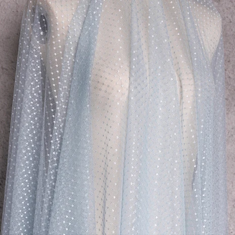 Растягивающаяся сетчатая кружевная ткань в мелкий горошек аксессуары для одежды
