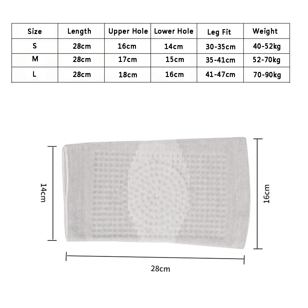 

Self Heating Support Knee Pad Knee Brace Warm for Arthritis Joint Pain Relief Injury Recovery Belt Knee Massager Leg Warmer#30