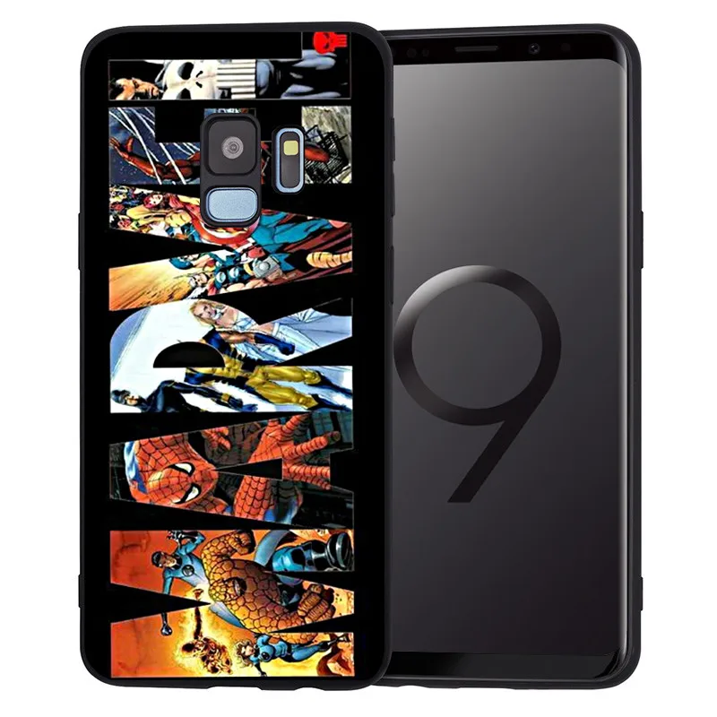 H1560 С принтами "Marvel", "Мстители", для Samsung Galaxy S6 S7 край S8 S9 S10 Plus Note 8, 9, 10, A30 A40 A50 A60 A70 M10 M20 чехол для телефона etui - Цвет: H1560