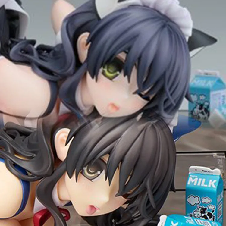 

12cm Anime CAT LAP MILK Native Misaki Kurehito Sexy Girls PVC Action Figure Japan Anime Model Toys Adult Collectible Figures