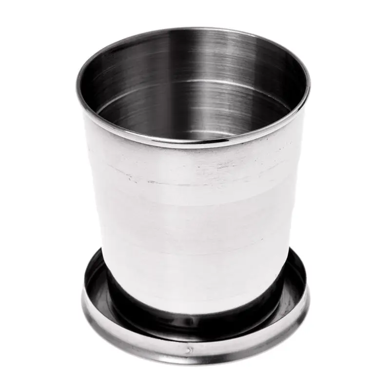 Горячая XD Складная чашка телескопическая Выдвижная Спорт Туризм Кемпинг 240 мл