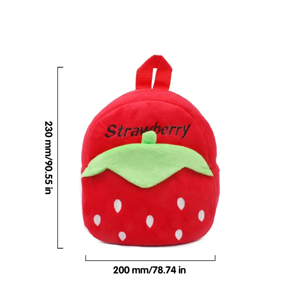 

1-3 years Children Plush Backpack Cartoon Ladybug Bags Baby Toy Kids School Bag For Kindergarten Boy Girl Kawaii candy bag toys