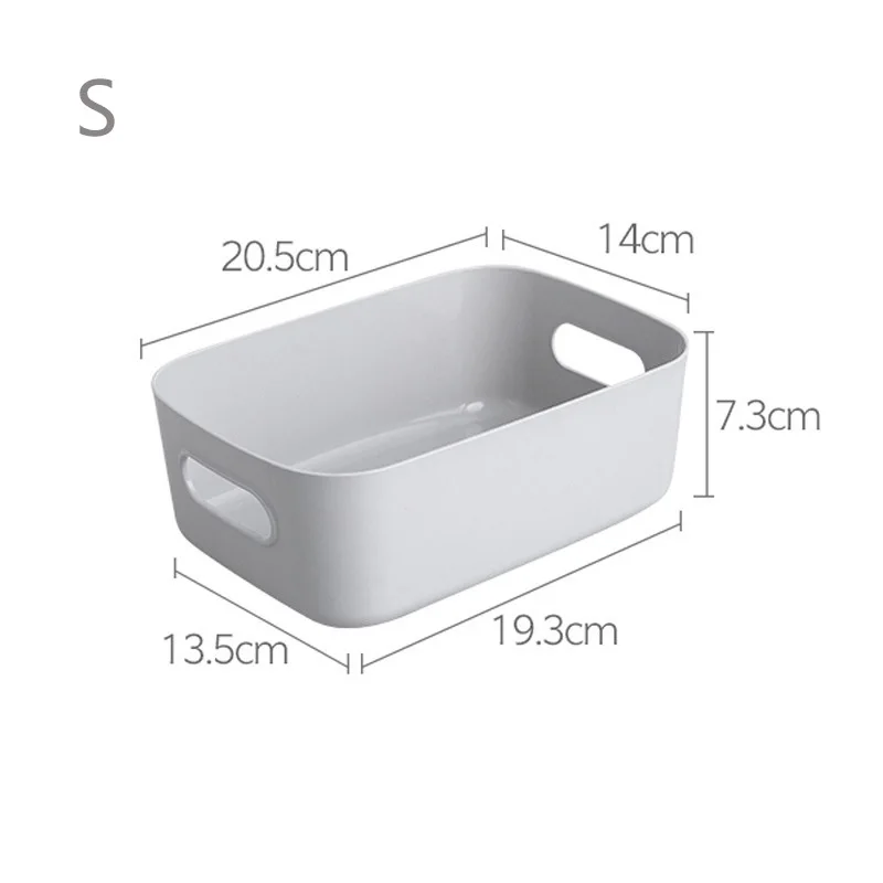 

Desktop Snack Storage Box Plastic Cosmetic Storage Box Household Kitchen Sorting Box Makeup Box