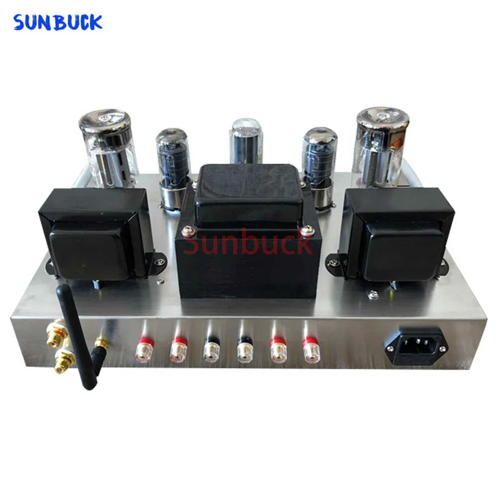 Sunbuck маленький 300B 6J8P FU50 5U4C ламповый усилитель звука мощности аудио DIY kit с дисплеем