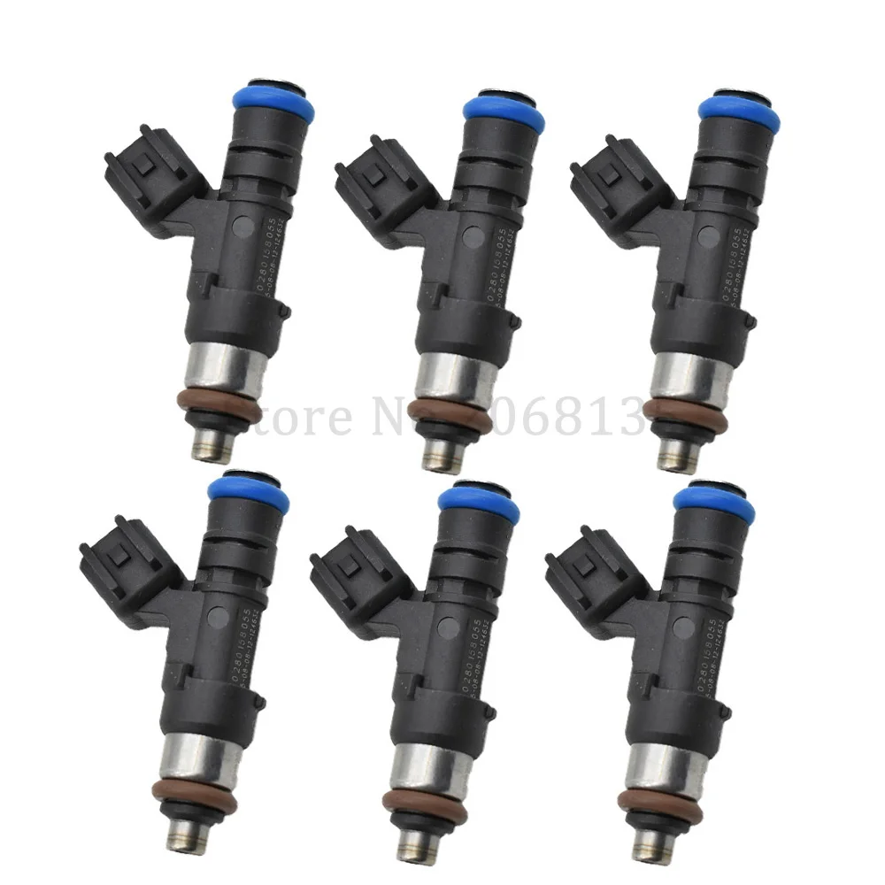 6 шт. 0280158055 топливный инжектор для GMC Ford Explorer Mustang Ranger Mazda B4000 Mercury Mountaineer Land Rover|injector