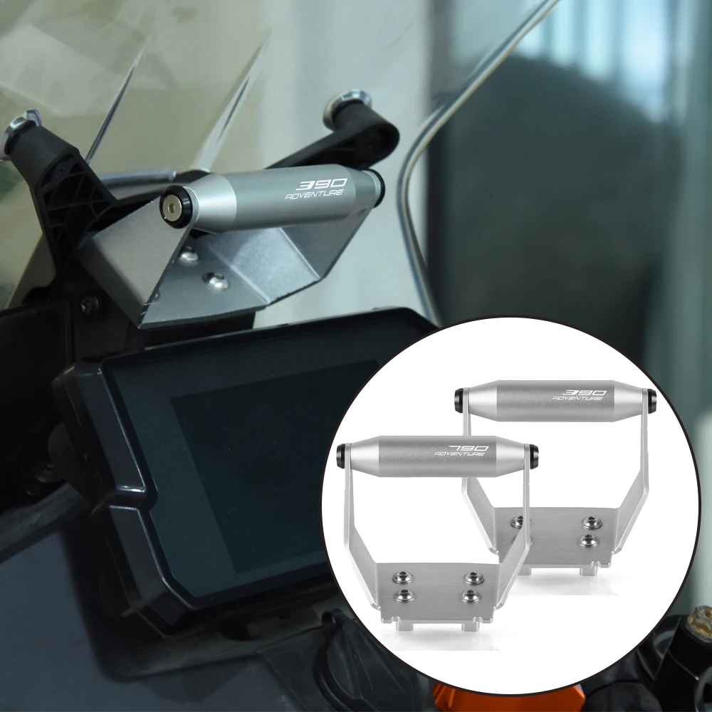 

GPS Phone Navigation Mounting Bracket Adapter Holder Phone Bracket Fit For 390 790 890 Adventure R S ADV 2019 2020 2021