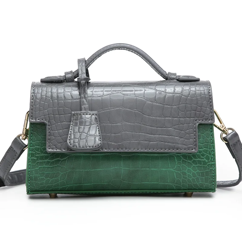 Сумка крокодиловая женская модная сумочка на плечо из змеиной кожи роскошный