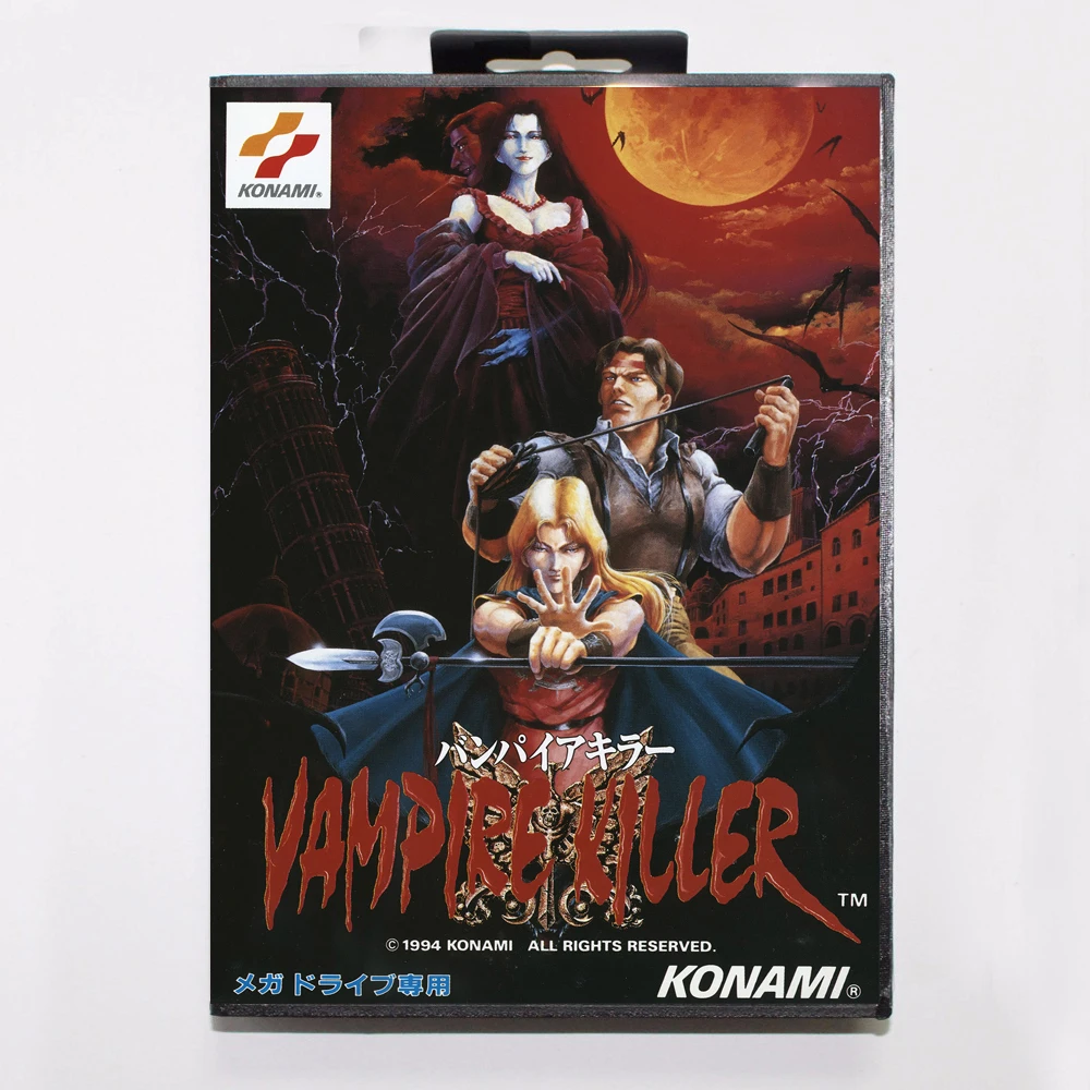 Castlevania новое поколение/кровавые линии/убийца вампиров 16 бит MD игровая карта с