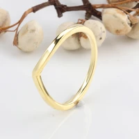 100 925 sterling silver pan ring creative classic v shaped wish to shine simple ring for women wedding party fashion jewelry