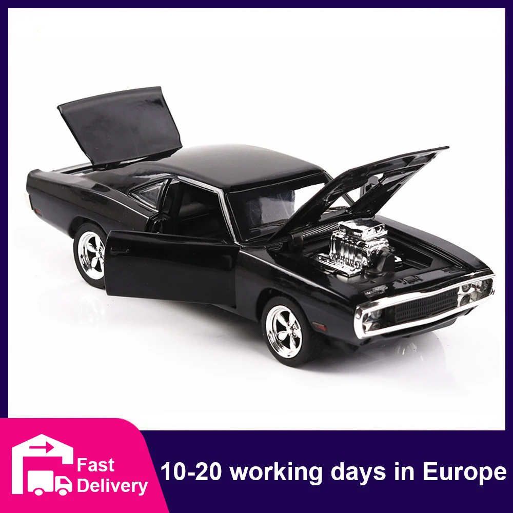 

1/32 Diecasts & Toy Vehicles the fast and the Furious Dodge Car Model With Sound&Light Collection Car Toys For Boy Children Gift