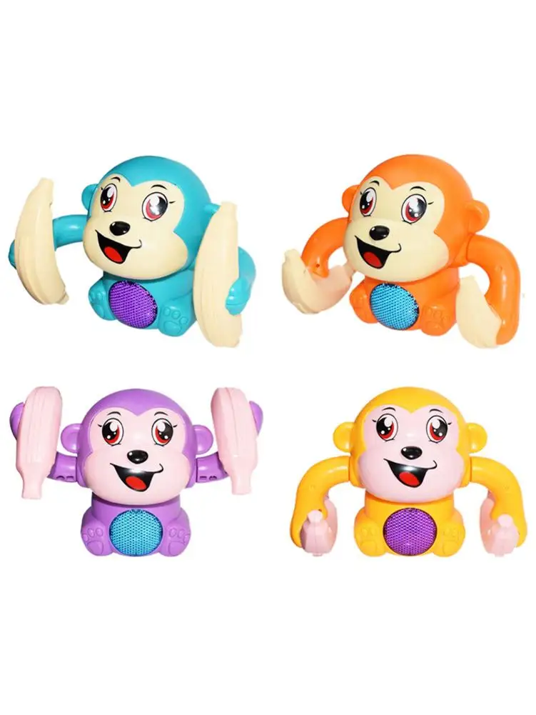 Детская игрушка с голосовым управлением вращающаяся Маленькая обезьяна Поющая