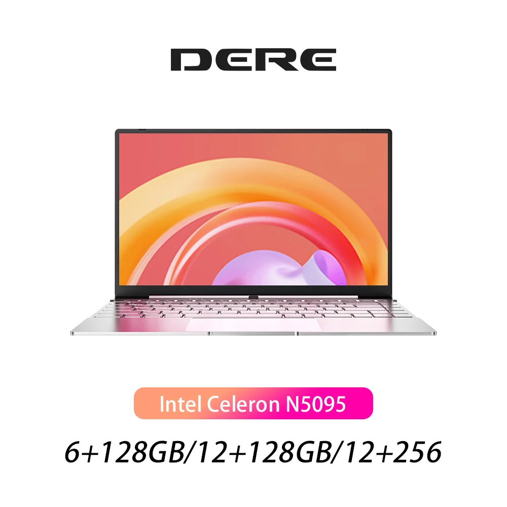 Ноутбук DERE V14S металлический ультрабук Intel Celeron N5095 2 4/5 0 ГГц Wi Fi Windows 10 портативный