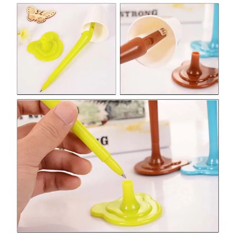 0 7 мм креативная настольная шариковая ручка милая пластиковая для студентов