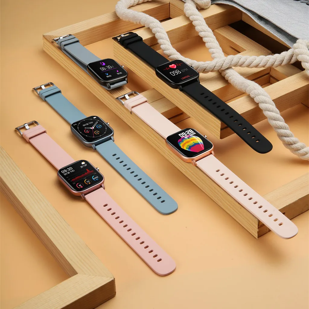 Умные часы с пульсом для фитнеса IPX7 водонепроницаемые Reloj Inteligente Smartwatch Hombre Mujer Android
