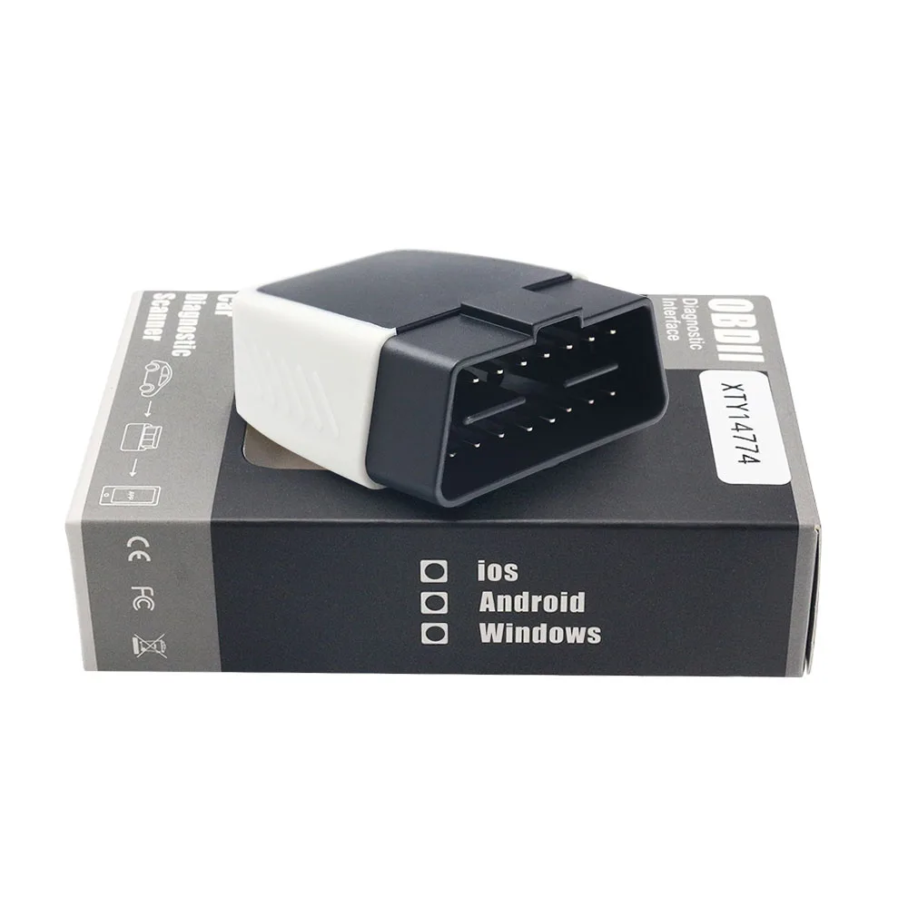 Недавно ELM327 Bluetooth 4,0 V2.2 OBD2 диагностический сканер V08 ELM 327 FW 2,2 лучше, чем V1.5 IOS, Android, Windows PIC18F25K80 чип