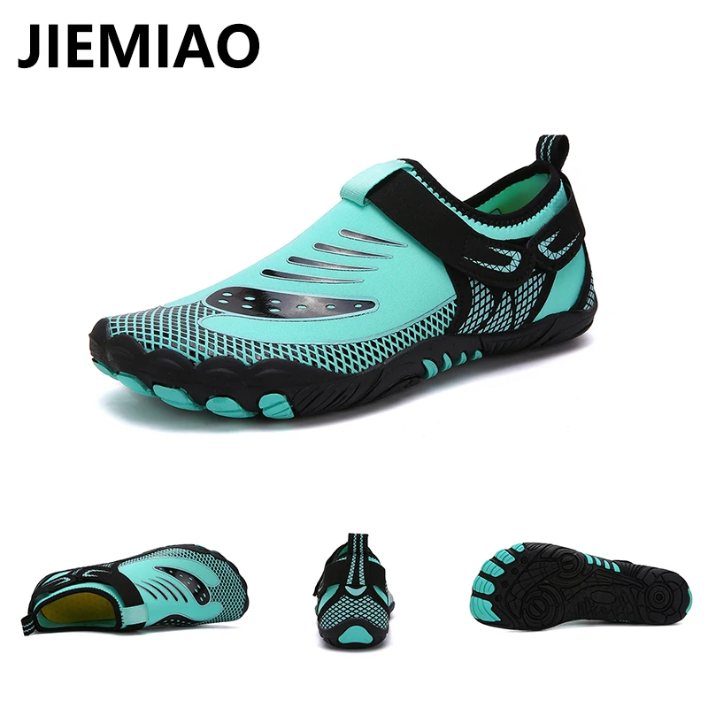 

JIEMIAO 2021 Men Women Trekking Hiking Shoes Quick Dry Soft Upstream Shoes Men Sneakers Outdoor Trail Climbing Sports Size 35-46