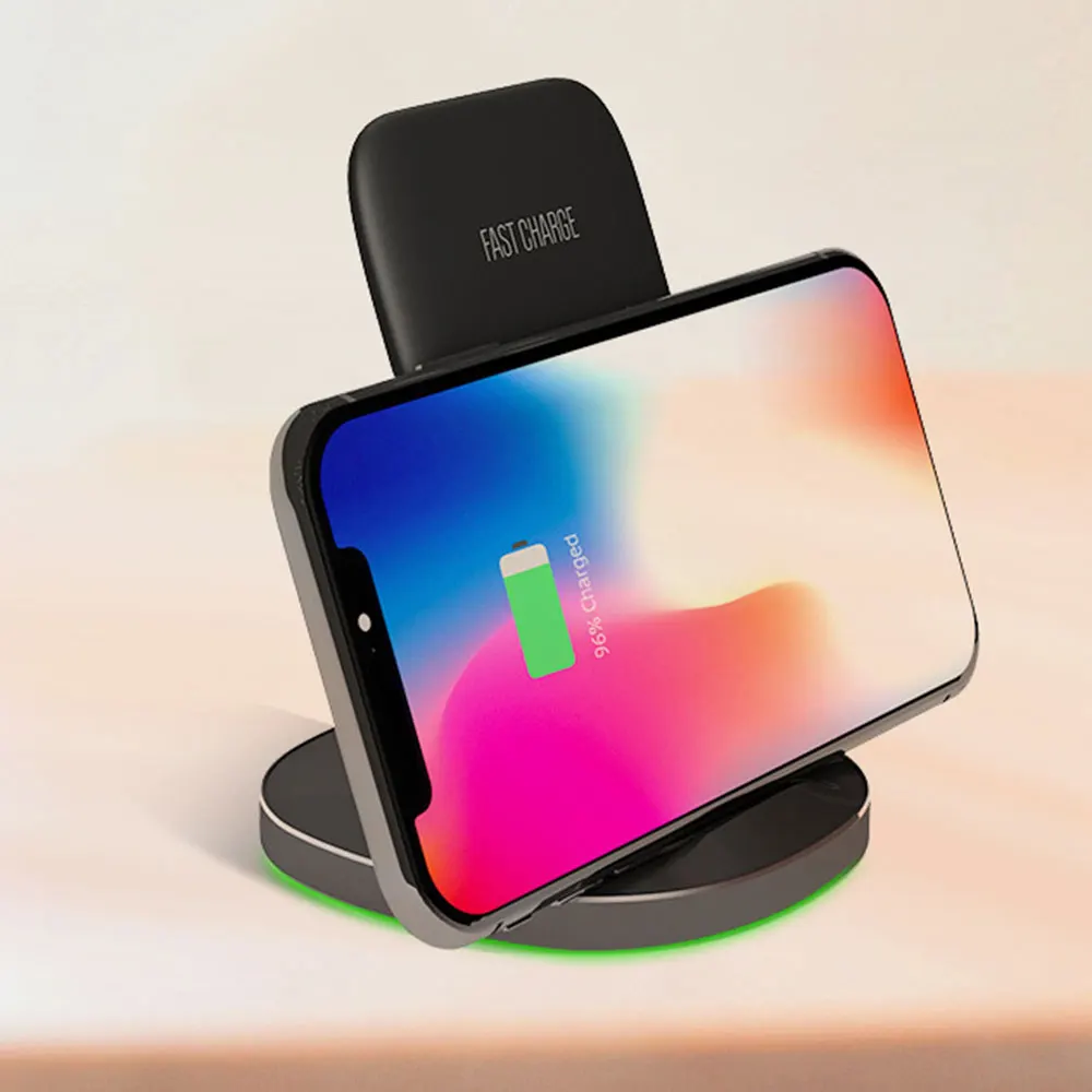 Быстрое беспроводное зарядное устройство для samsung Galaxy USB Qi зарядная станция