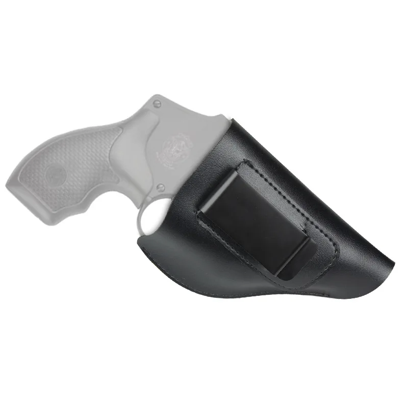 Split Leather Gun Holster for J Frame Revolver Taurus Ruger S&W Tactical Universal Concealed Belt IWB Holster S&W Model 60/640