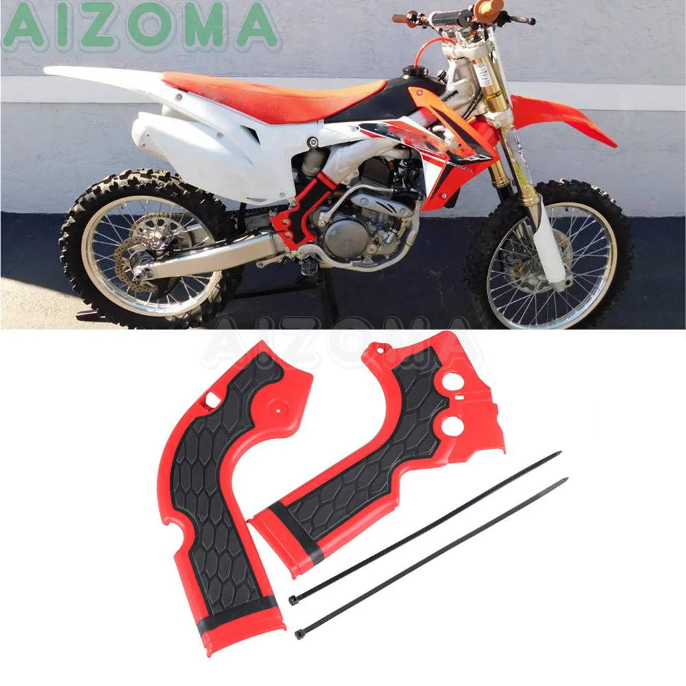 1 пара Мотокросс красная рамка решетка радиатора для Honda CRF250R CRF450R 2013 2016 CRF 250/450 R Enduro