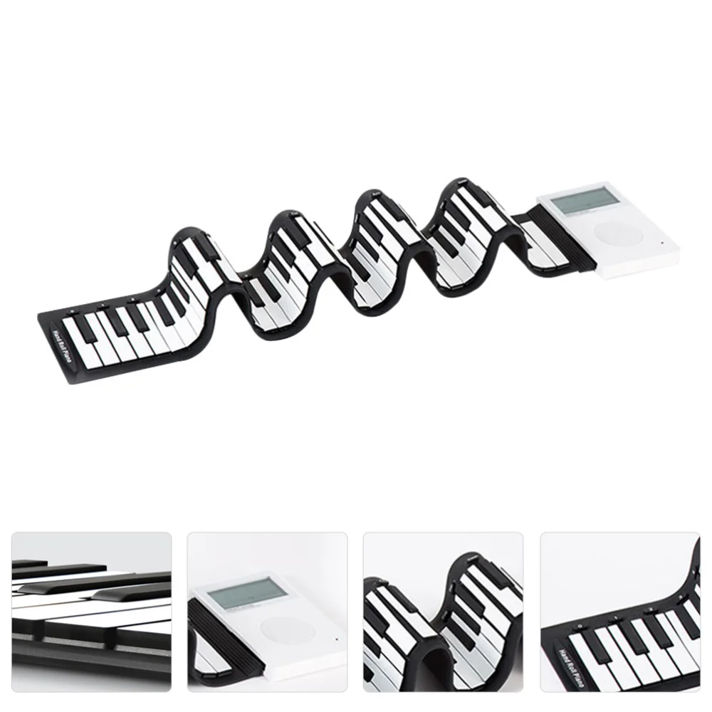

1Pc 88 Keys Roll Piano Volume Adjustable Electronic Piano for Children