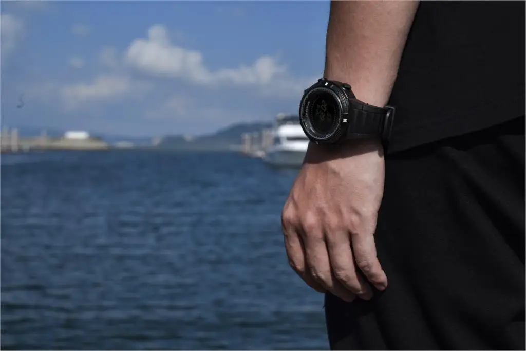 SANDA Роскошные брендовые цифровые спортивные водонепроницаемые мужские наручные